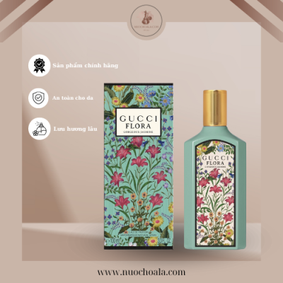 Gucci Flora Gorgeous Jasmine Eau de Parfum-nước hoa gucci xanh lá