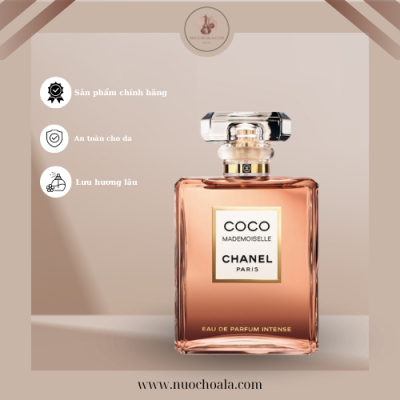 nước hoa mùi gỗ cho nữ: Chanel Coco Mademoiselle Intense Eau de Parfum